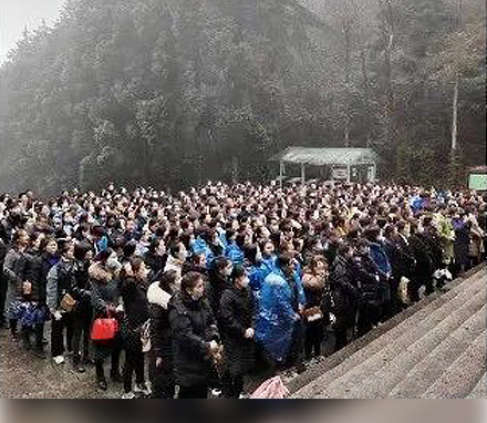 井冈山迎来2023年首批大型红色教育培训团队