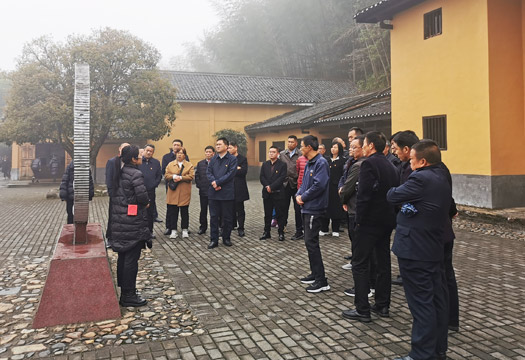 河南某县政府办井冈山革命传统教育学员风采