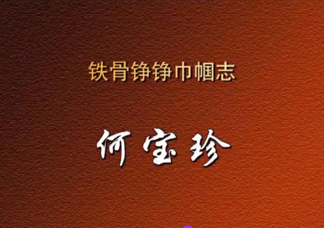 铁骨铮铮巾帼志何宝珍