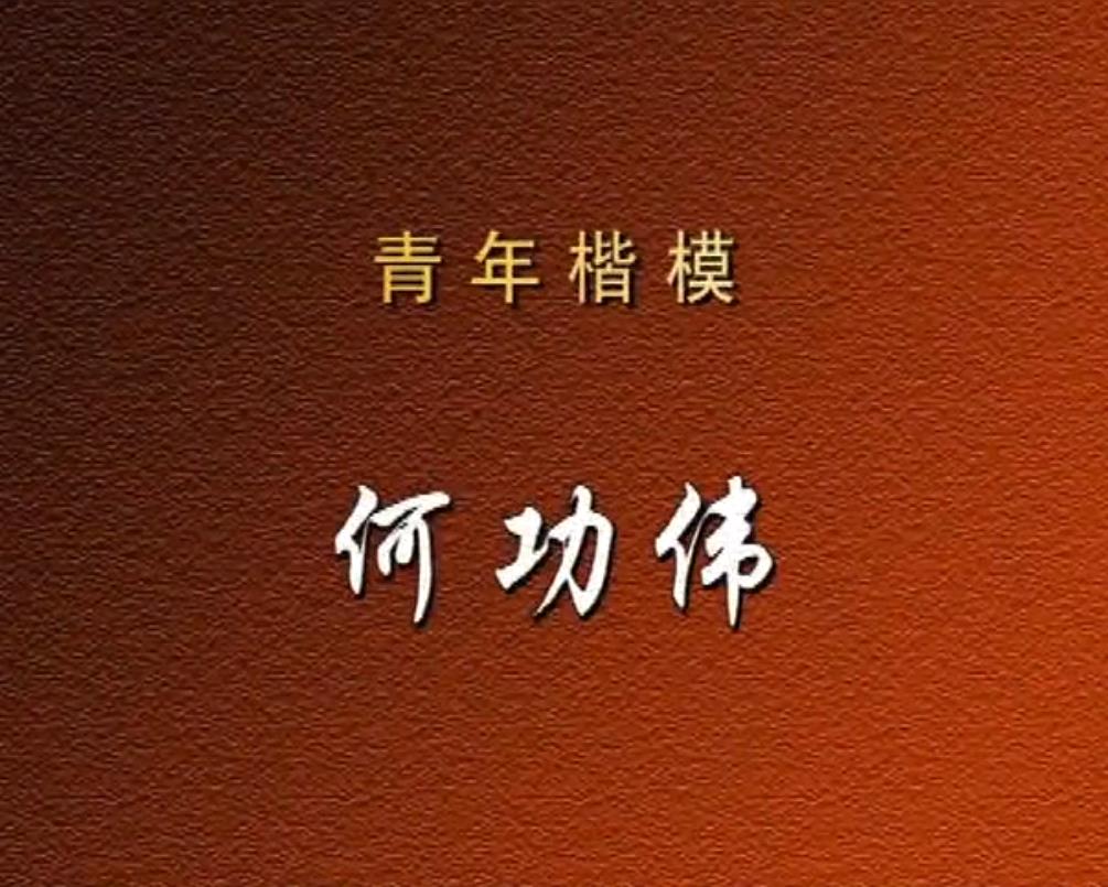 青年楷模——何功伟